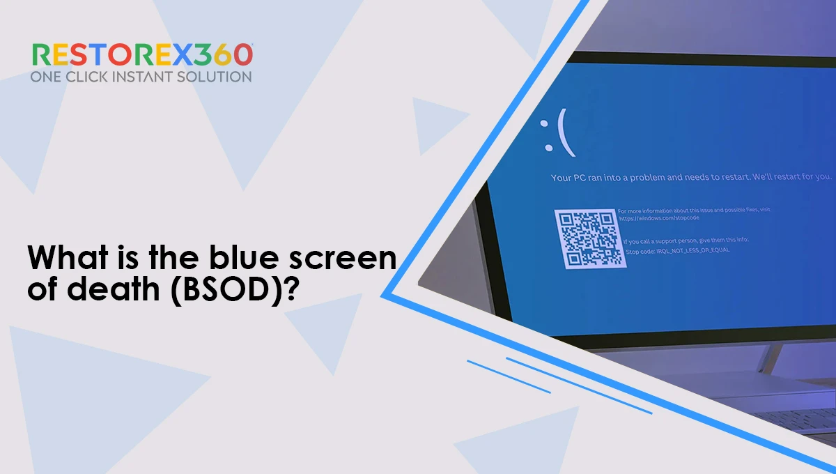 blue screen of death (BSOD)