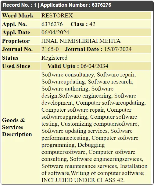 Brand Name Registration and Company Naming Clarification