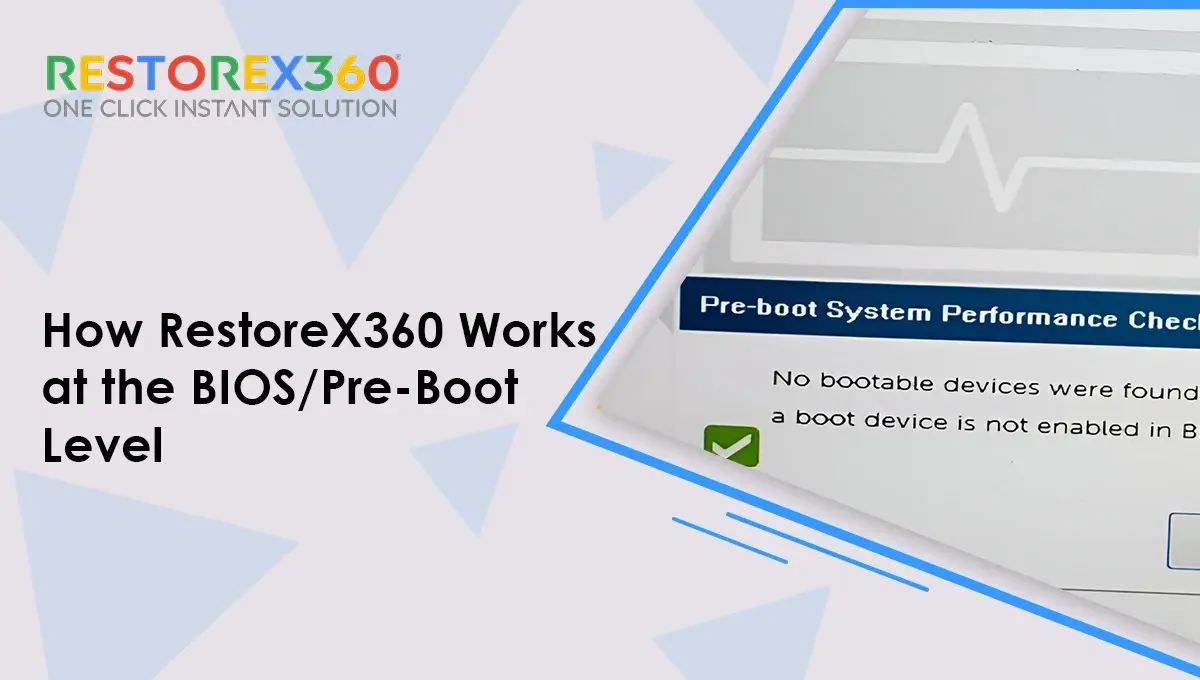 How RestoreX360 Works at the BIOSPre-Boot Level